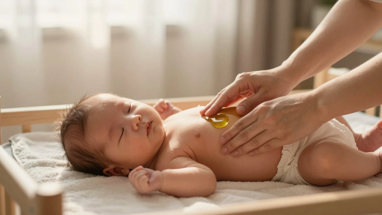 Jak masáž kojenců a batolat může pomoci při přechodu na pevnou stravu