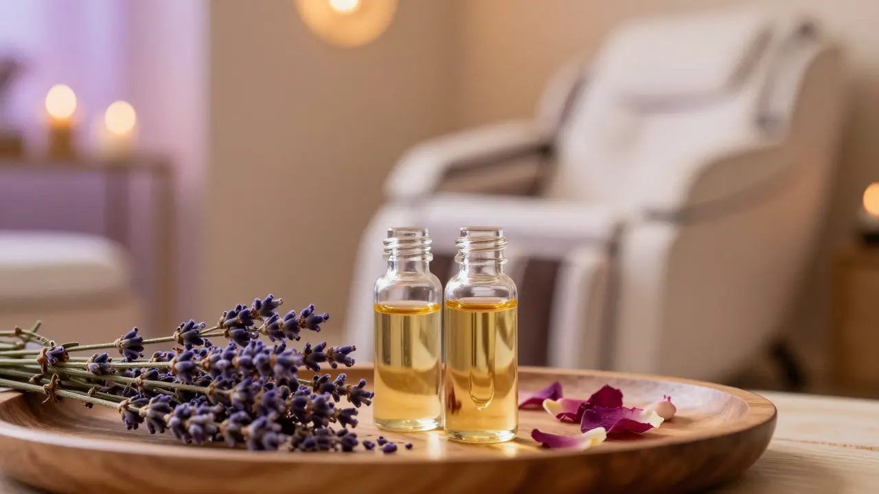 Aromaterapeutická masáž: Jak voňavky a doteky uvolní tělo i mysl